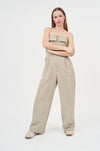 Stylish Beige Cargo Jumpsuit - Versatile All-Day Comfort for the Modern Woman