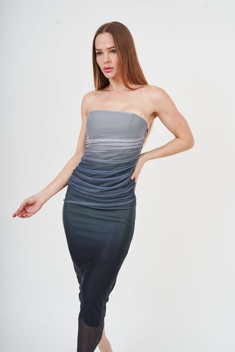 Elegant Ombre Midi Dress | H Apparel