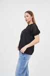 Elegant women's relaxed fit crewneck t-shirt by H Apparel