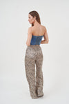 Chic cheetah print palazzo pants by H Apparel - bold and stylish bottoms for the modern fashionista