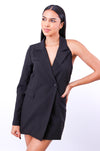 Women's black mini dress - H ApparelM10151SD - 1