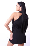 Women's black mini dress - H ApparelM10151SD - 1